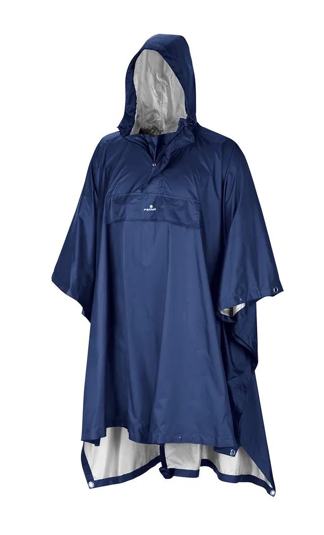ferrino-todomodo-mantella-impermeabile-unisex-in-nylon-ripstop-alluminato-2000mm image 1