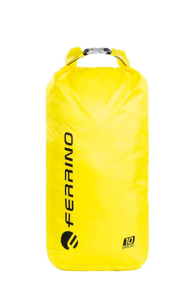 ferrino-drylite-lt-10-sacca-stagna-10-litri-saldata-giallo image 1