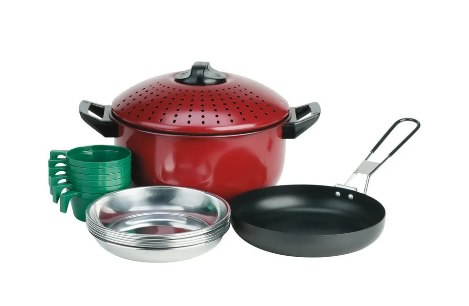 ferrino-six-cooler-set-popote-da-campeggio-in-acciaio-antiaderente-per-6-persone image 1