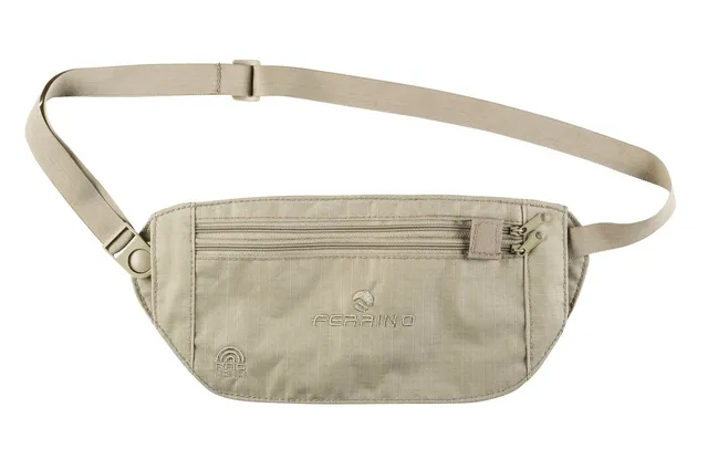 ferrino-drake-marsupio-porta-documenti-sottogiacca-unisex-in-cotone-ripstop-beig image 1