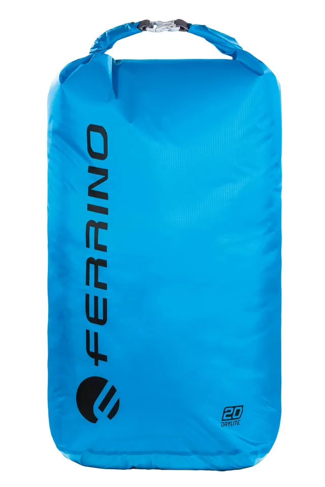 ferrino-drylite-lt-20-sacca-stagna-20-litri-gialla-saldata-e-impermeabile-con-fo image 1