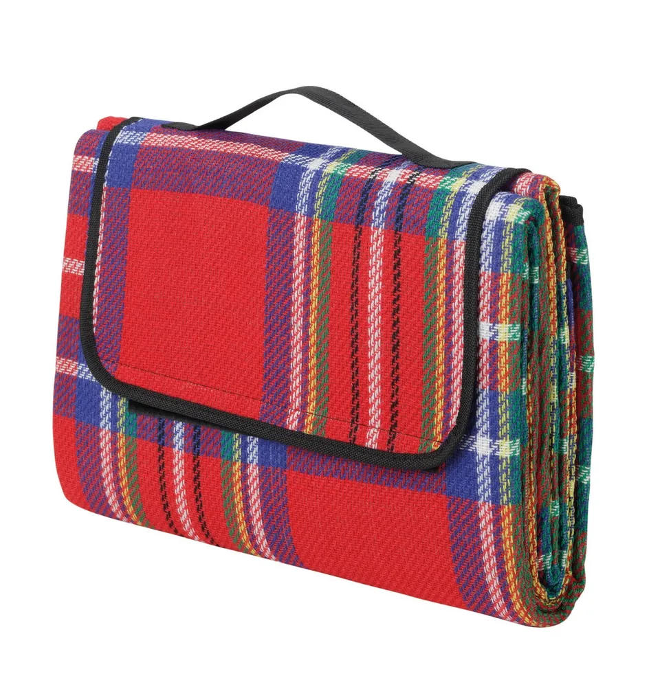 ferrino-picnic-plaid-coperta-da-picnic-rossa-pieghevole-con-maniglia-imbottitura image 1