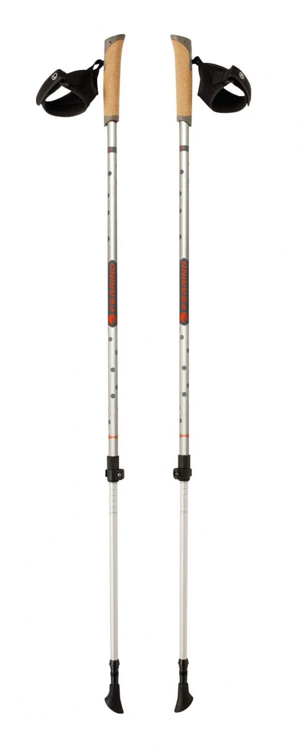 ferrino-step-in-bastoncini-da-trekking-regolabili-2-sezioni-85-135-cm-con-puntal image 1