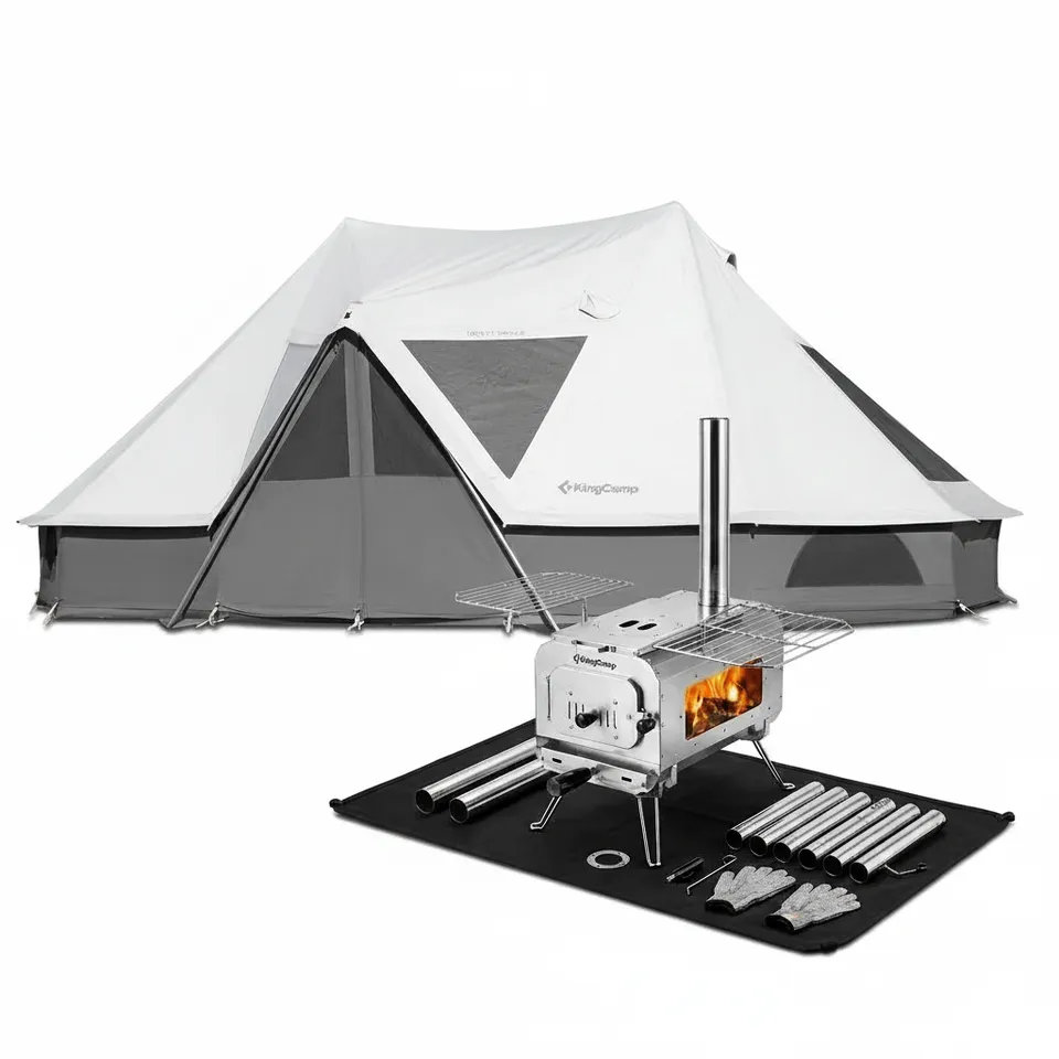 kingcamp-khan-palace-bundle-tenda-glamping-invernale-12-persone-in-policotone-co image 1