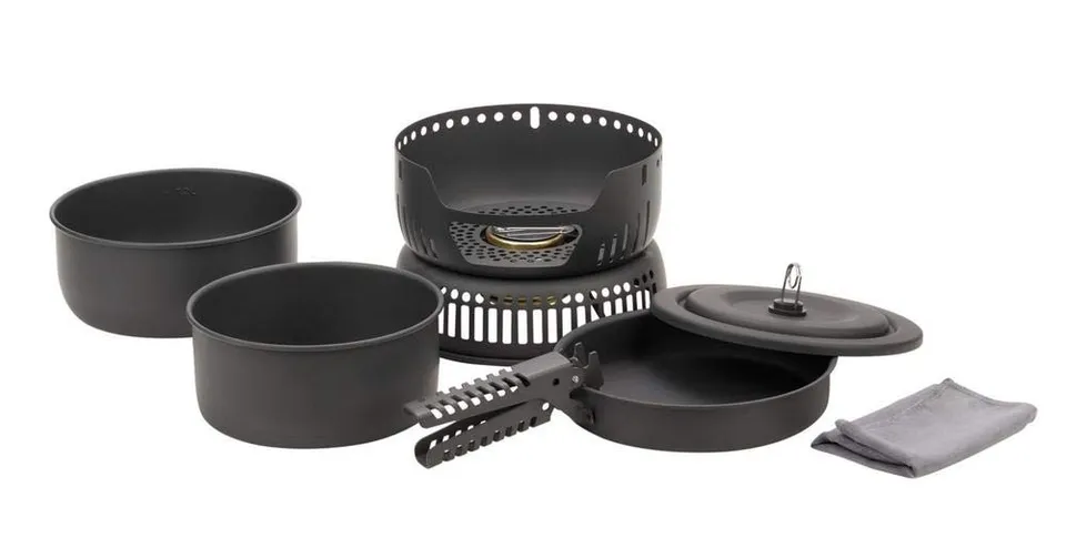ferrino-maxi-popote-m-set-di-cucina-da-campeggio-in-alluminio-anodizzato-antiade image 1