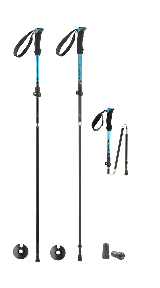 ferrino-ortles-bastoncini-da-trekking-telescopici-e-pieghevole-in-alluminio-7075 image 1