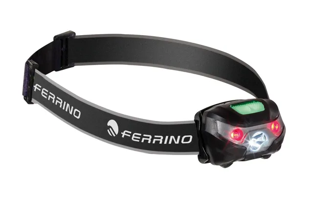 ferrino-blitz-lampada-frontale-led-nera-con-rivestimento-neoprene-moschettone-e- image 1