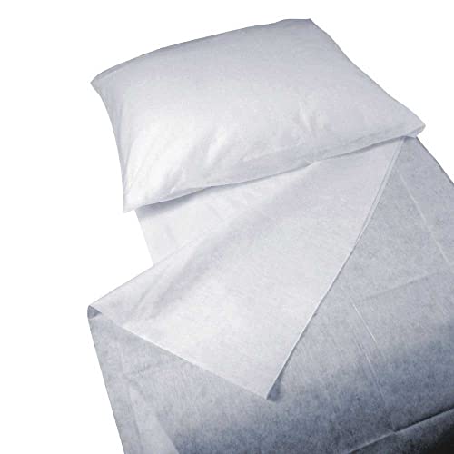 ferrino-lenzuola-e-federa-monouso-tnt-bianco-set-240x140-cm image 4