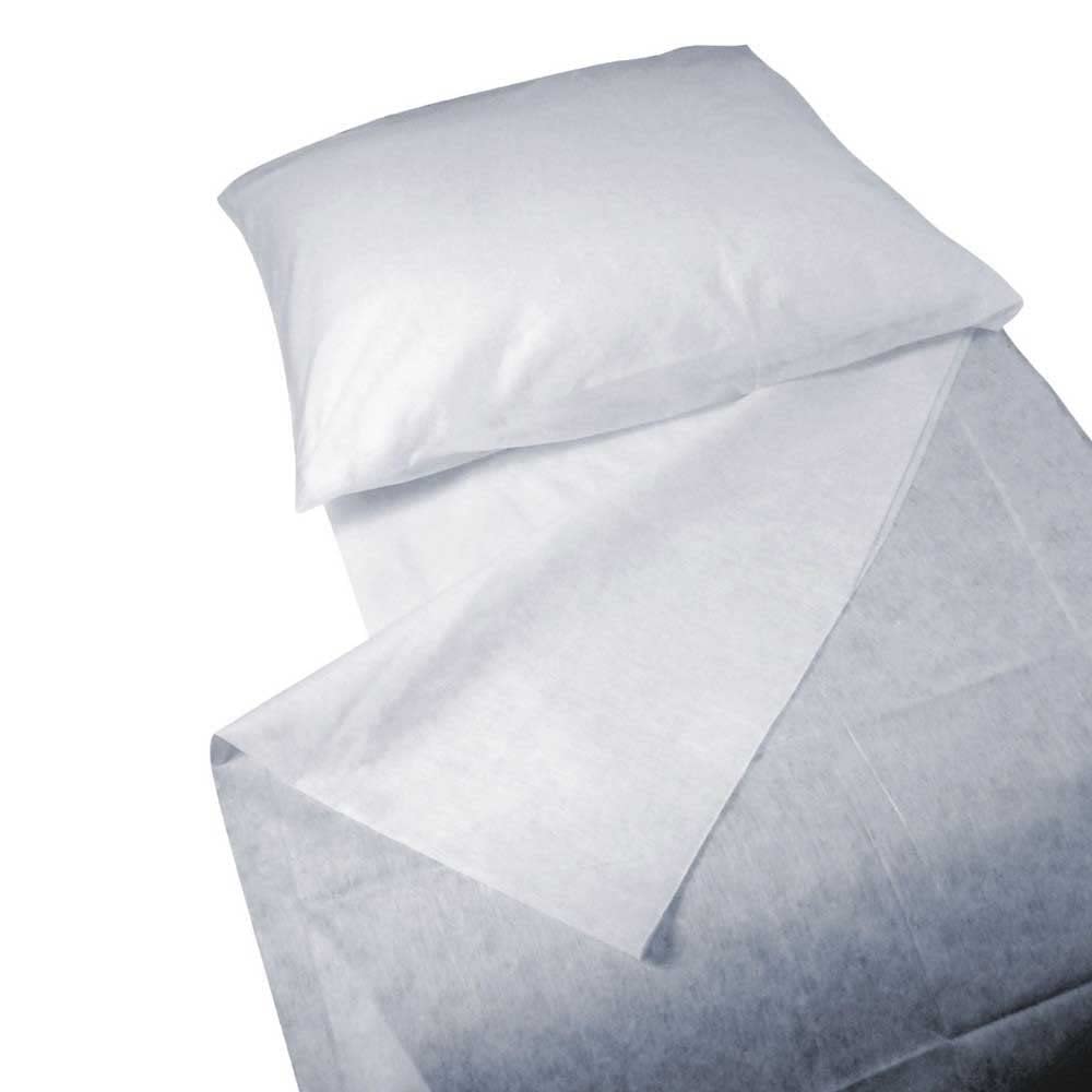 ferrino-lenzuola-e-federa-monouso-tnt-bianco-set-240x140-cm image 1
