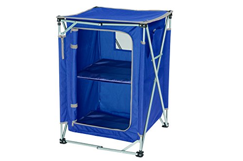 ferrino-super-quick-mobiletto-campeggio-blu-in-acciaio-con-due-ripiani-e-carico- image 4