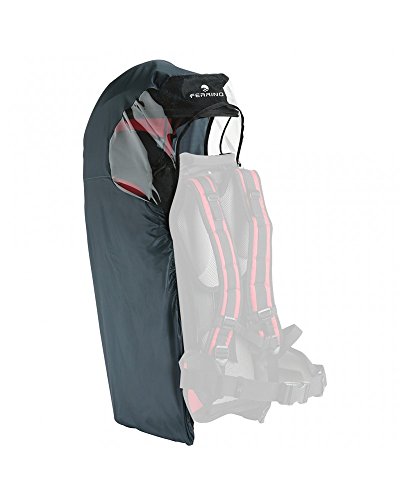 ferrino-baby-carrier-cover-copertura-antipioggia-grigia-per-porta-bimbi image 2
