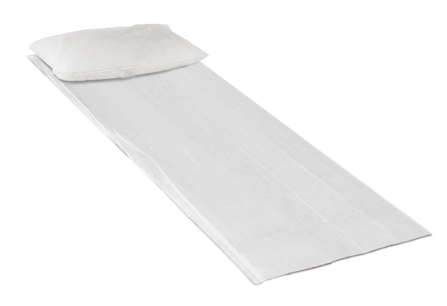 ferrino-lenzuola-e-federa-monouso-tnt-bianco-set-240x140-cm image 2