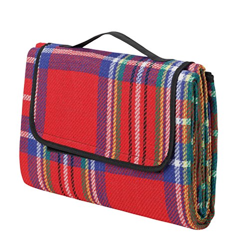 ferrino-picnic-plaid-coperta-da-picnic-rossa-pieghevole-con-maniglia-imbottitura image 2