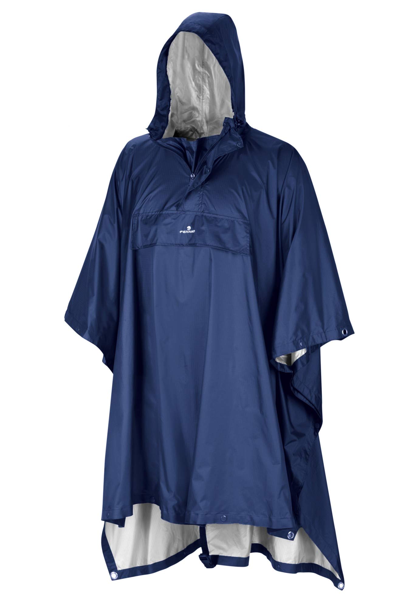 ferrino-todomodo-mantella-impermeabile-unisex-in-nylon-ripstop-alluminato-2000mm image 3
