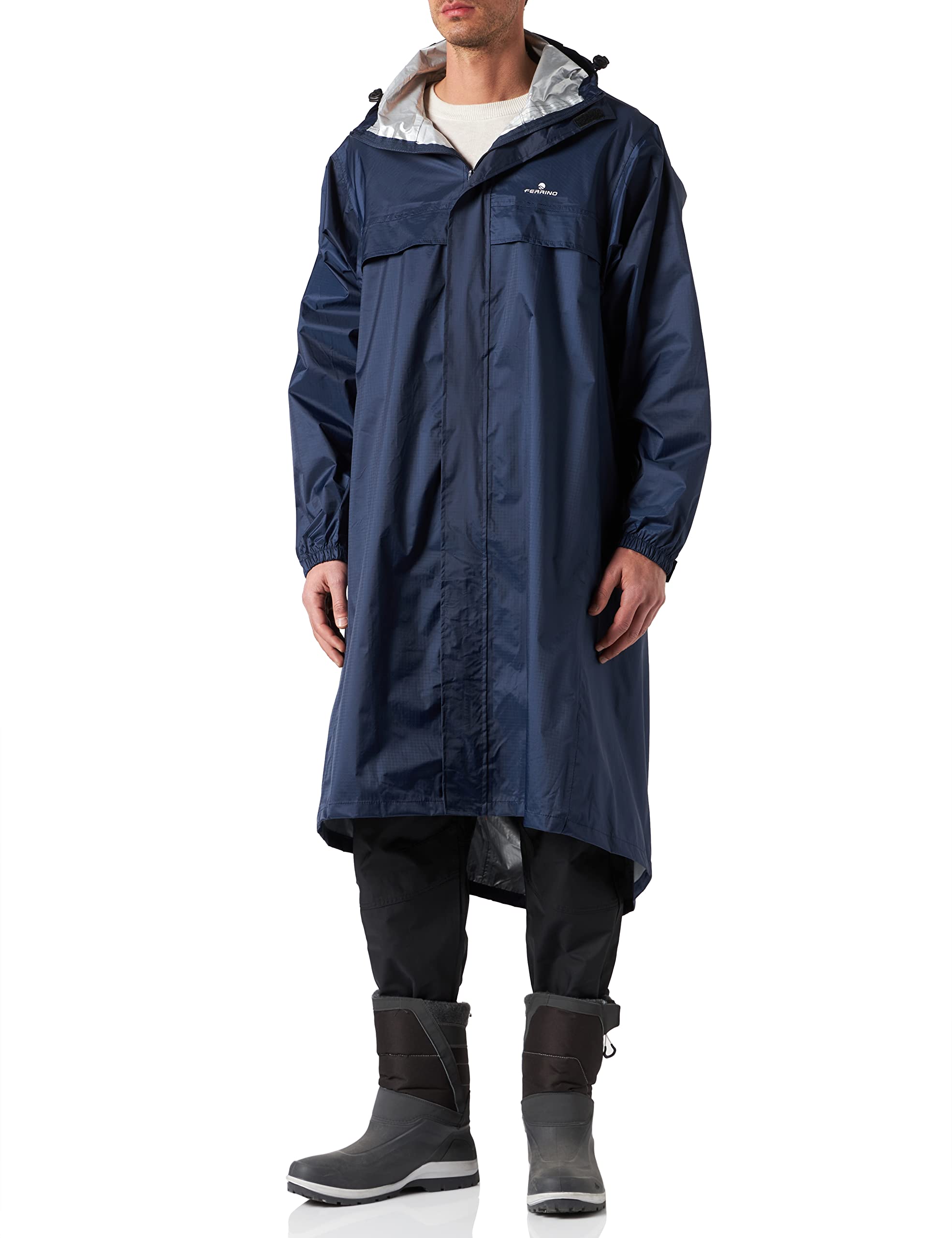 ferrino-trekker-mantella-antipioggia-impermeabile-unisex-2000-mm-con-cerniera-fr image 3