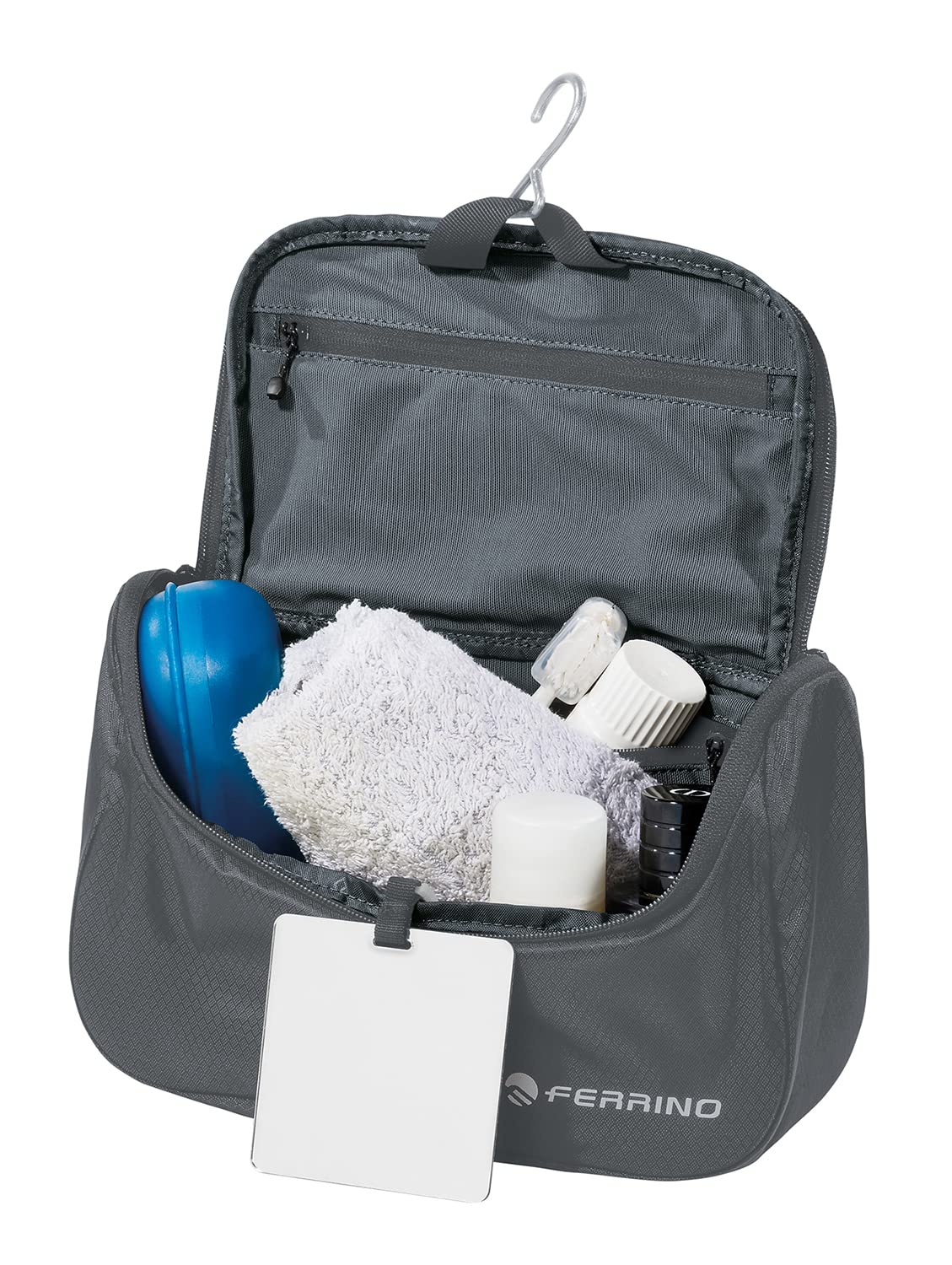 ferrino-beauty-grigio-beauty-case-da-viaggio-in-poliestere-210d-diamond-ripstop- image 4