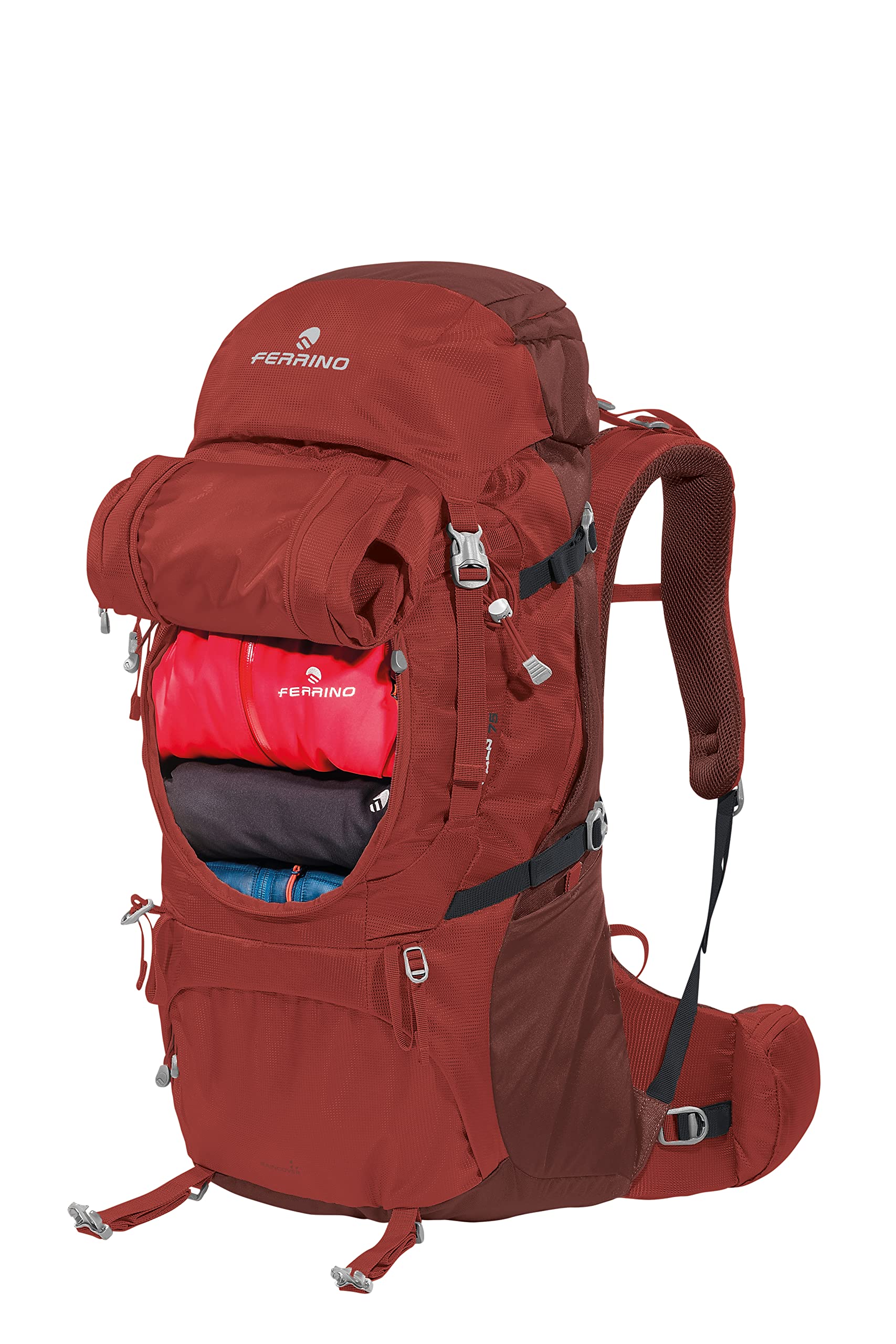 ferrino-transalp-75-zaino-trekking-75-litri-rosso-unisex-con-dorso-double-ergo-a image 3