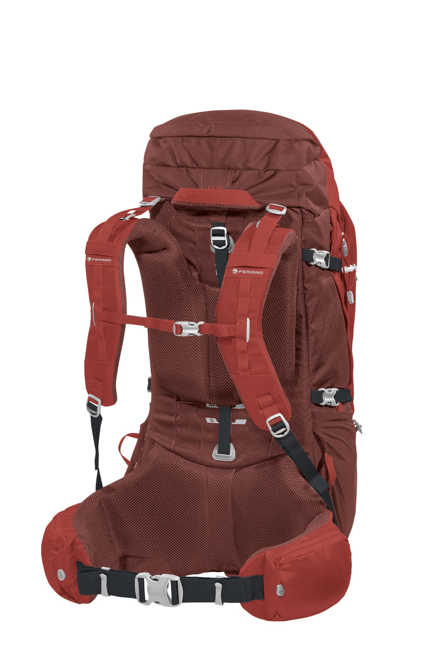 ferrino-transalp-75-zaino-trekking-75-litri-rosso-unisex-con-dorso-double-ergo-a image 2