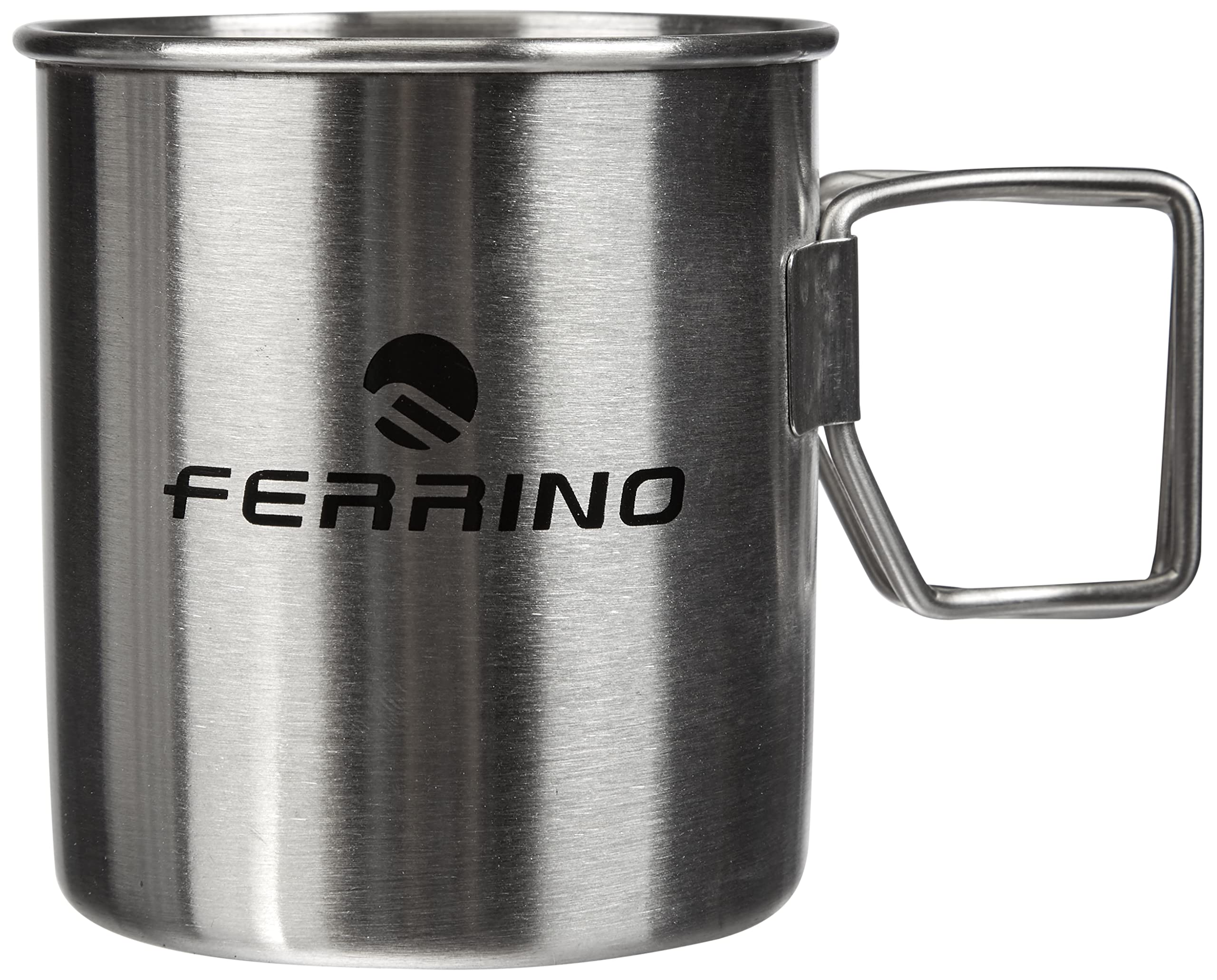 ferrino-inox-tazza-in-acciaio-inossidabile-con-manico-pieghevole-unisex-adulto image 2