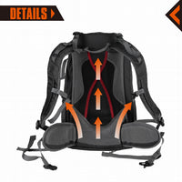kingcamp-zaino-da-trekking-e-campeggio-impermeabile-30l-multi-tasche-schienale-e image 3