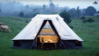 kingcamp-khan-villa-tenda-campana-glamping-4-stagioni-4-6-posti-con-camera-inter image 8